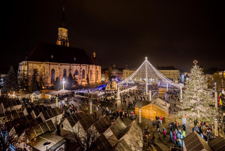 Târgul de Crăciun Cluj-Napoca s-a clasat pe locul 10 în topul celor mai frumoase astfel de târguri din Europa