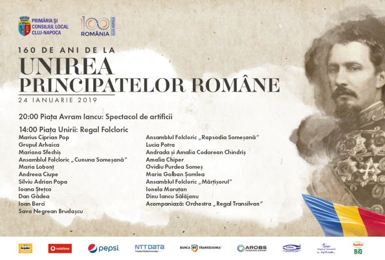 160 de ani de la Unirea Principatelor Române Programul evenimentelor de la Cluj