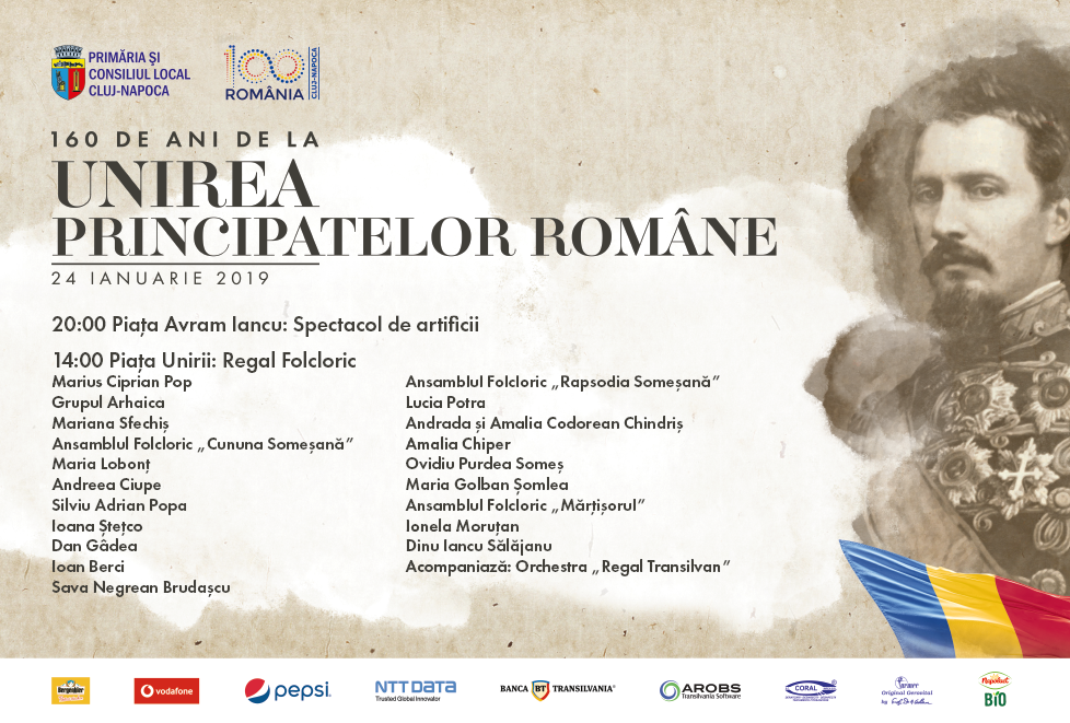160 de ani de la Unirea Principatelor Române Programul evenimentelor de la Cluj
