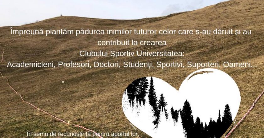 Acţiune de împădurire la Cluj: “Pădurea 'U'nor inimi româneşti"