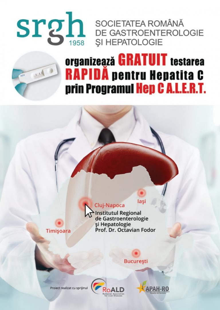 Teste gratuite la Cluj pentru depistarea Hepatitei C