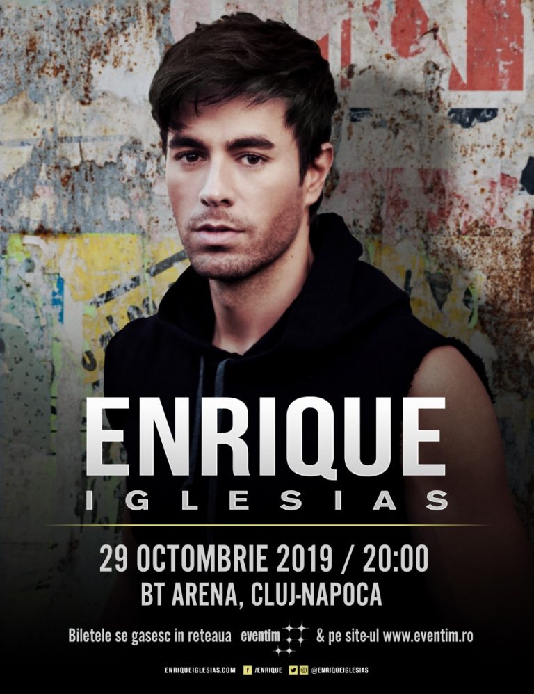 Enrique Iglesias va concerta marţi la Cluj-Napoca 3 Concert Enrique Iglesias la Cluj