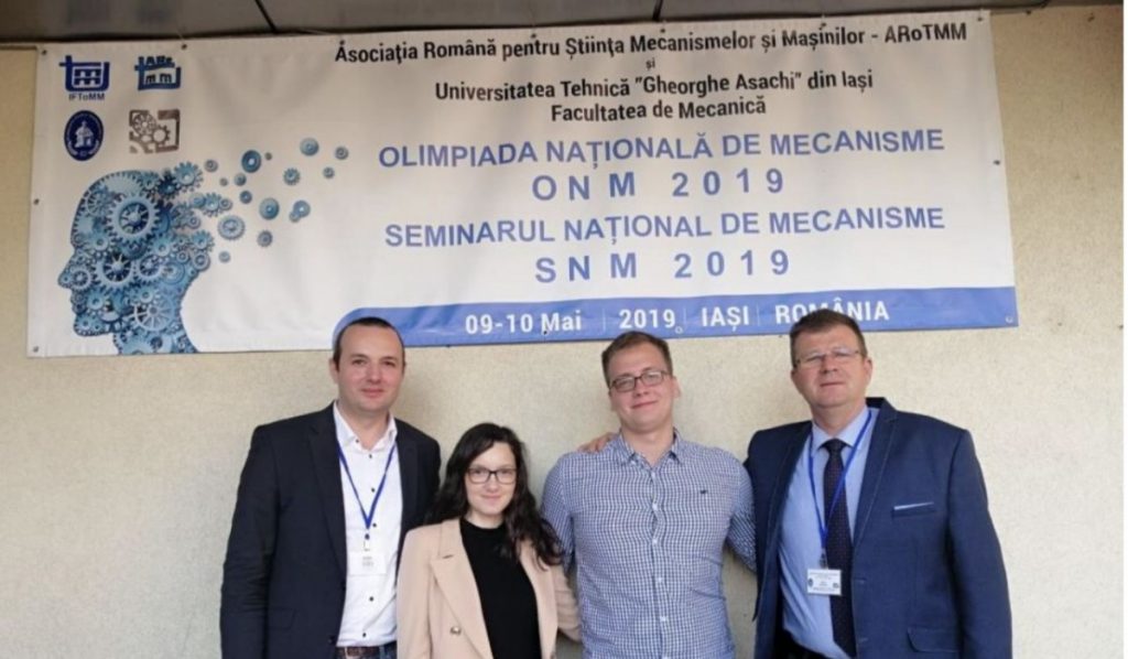 Un student al Universităţii Tehnice din Cluj a câştigat premiul I la Olimpiada Națională de Mecanisme