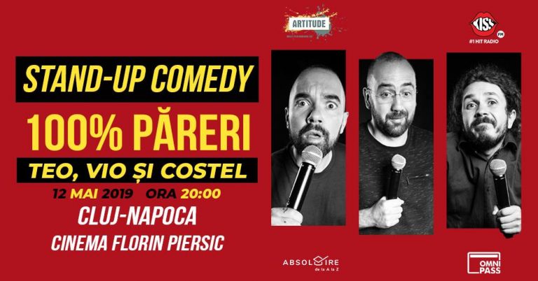 Teo, Vio și Costel se reîntorc la Cluj cu un nou show de comedie 2 Teo Vio şi Costel