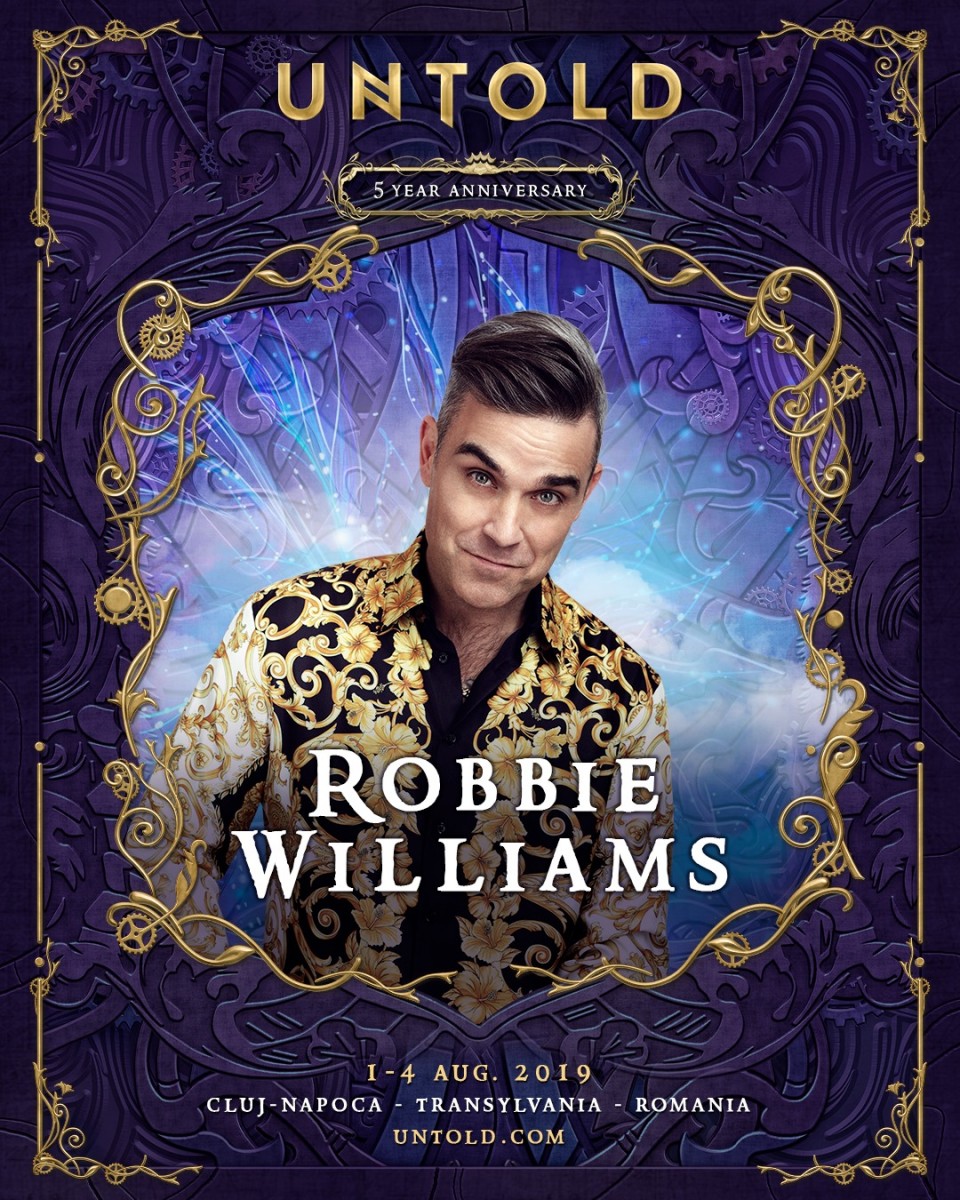 Interes extrem de mare pentru concertul Robbie Williams de la Cluj! UNTOLD pune în vânzare alte 10.000 de abonamente