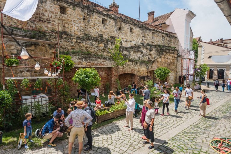 Strada Potaissa - transformată în cea mai frumoasă stradă din Cluj în cadrul unui eveniment inedit