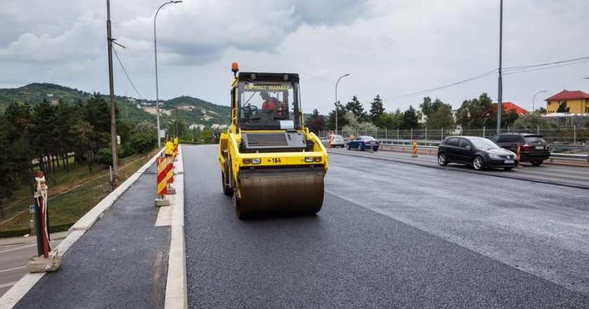 Circulaţia pe Podul "N" din Mănăștur va fi complet redeschisă din 15 august