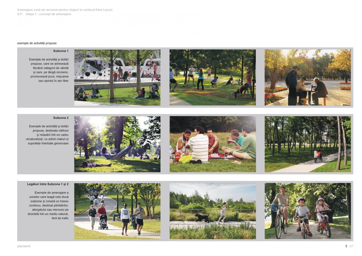 A început amenajarea unui nou parc în Cluj-Napoca: Parcul Între Lacuri (FOTO) 2 schita parc intre lacuri cluj