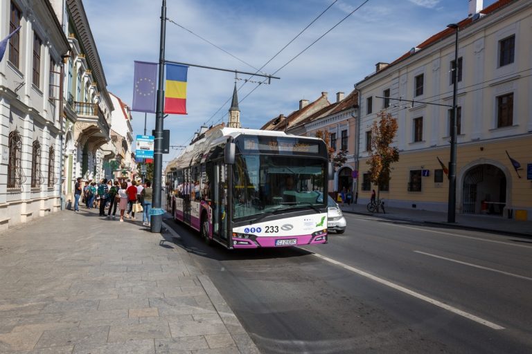 autobuz electric CTP Cluj