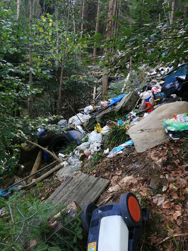 Ecologizare în jurul lacului Tarniţa: 150 de voluntari au strâns 1.200 de saci cu gunoaie (FOTO) 5 gunoaie lac tarnita 2019