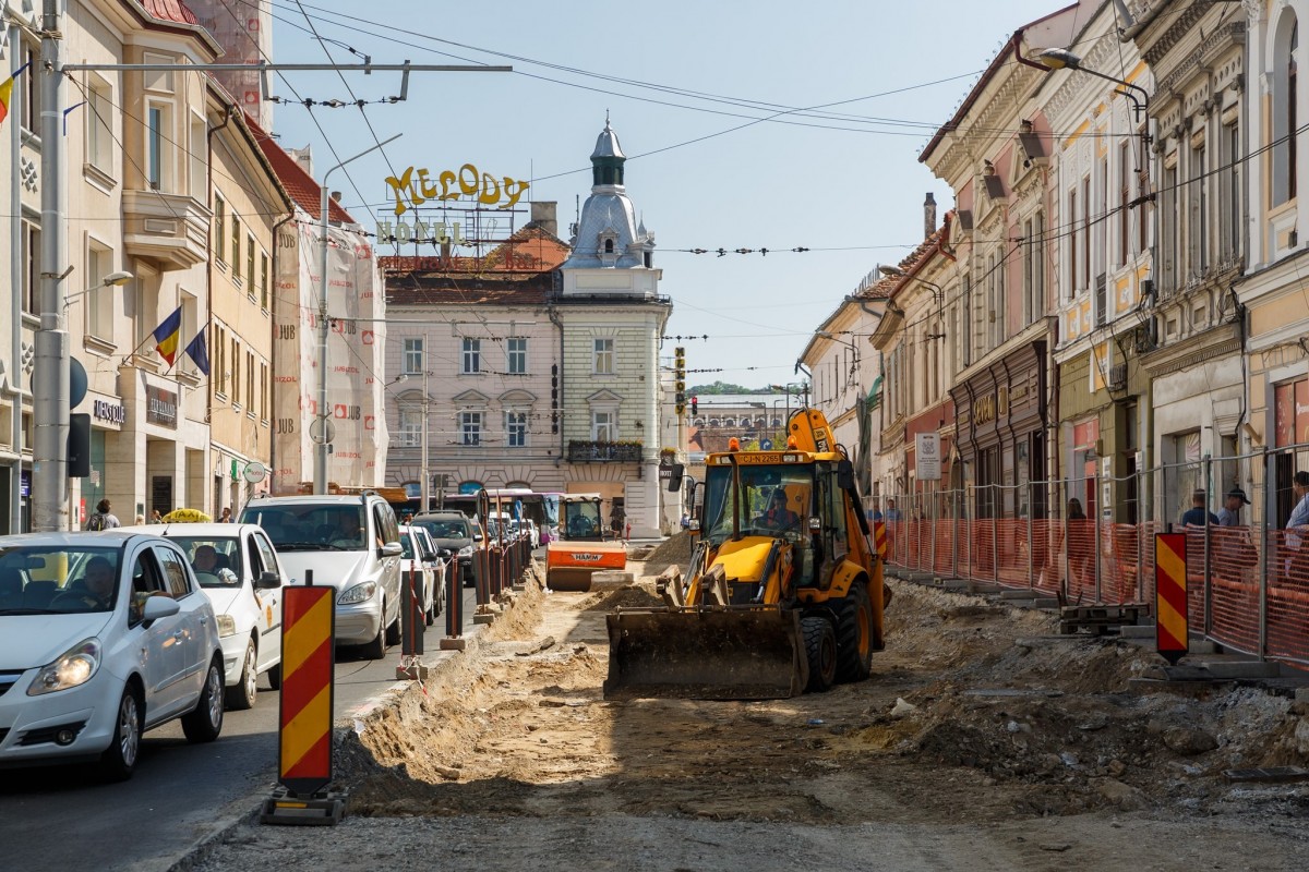 lucrari strada regele ferdinand cluj 2019
