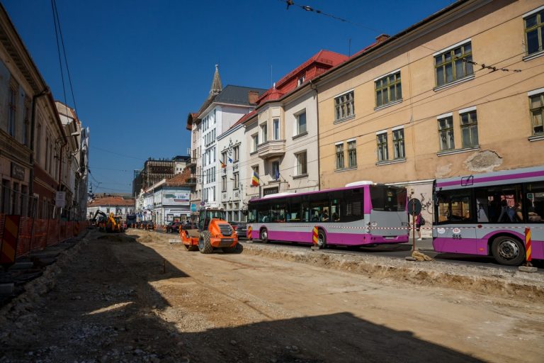 lucrari strada regele ferdinand cluj