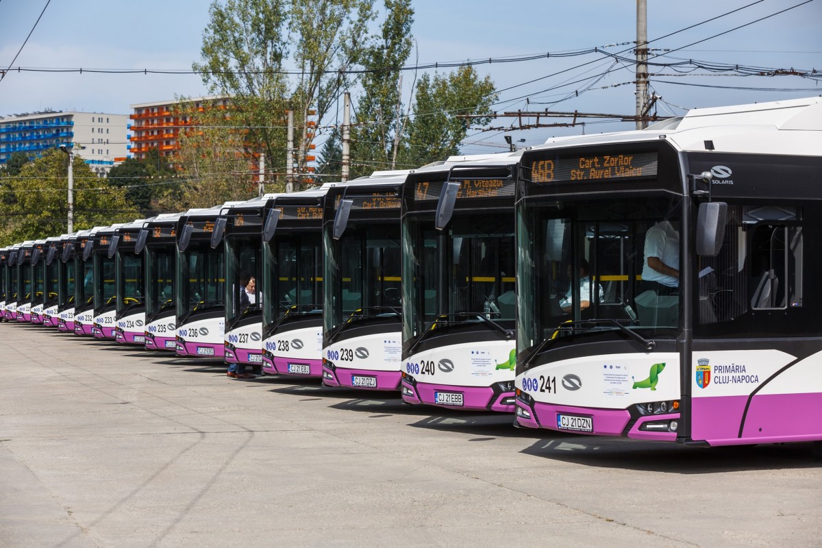 noi autobuze electrice cluj 2019