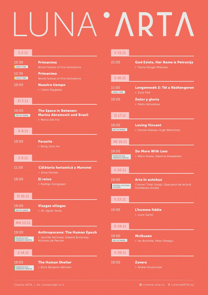 program cinema arta