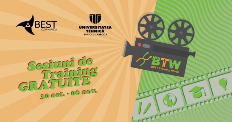 BEST Training Week: training-uri și workshop-uri gratuite pentru studenţii din Cluj 5 BEST Training Week: training-uri și workshop-uri gratuite pentru studenţii din Cluj