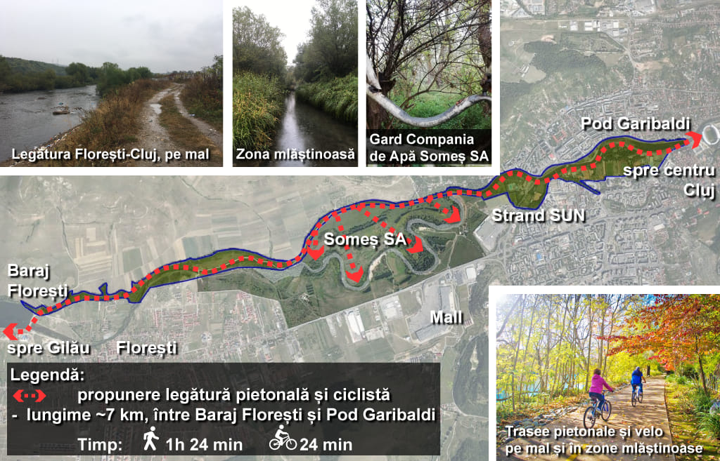 Propunere: pistă de biciclete care să lege Floreştiul de Cluj-Napoca în doar 24 de minute