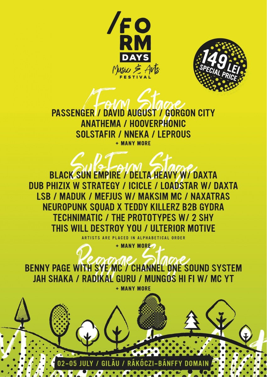 Primii artişti anunţaţi la cel mai nou festival de muzică din Cluj: /FORM DAYS