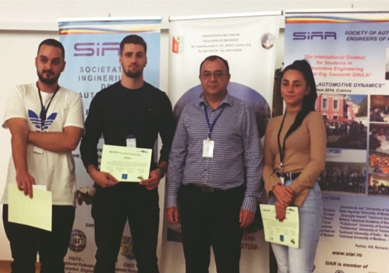 Premii importante obţinute de studenţii Universităţii Tehnice la un concurs organizat în Craiova