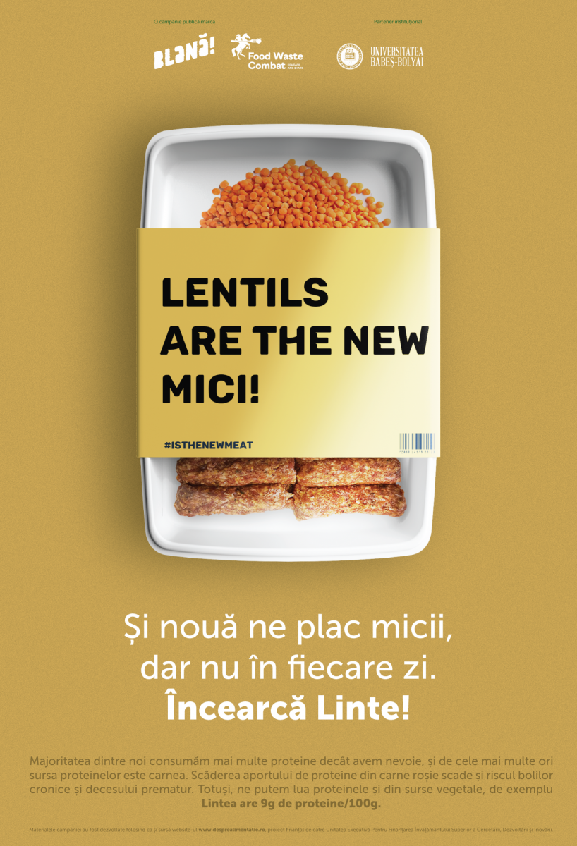 A fost demarat proiectul #IsTheNewMeat: o masă mai sănătoasă de sărbători