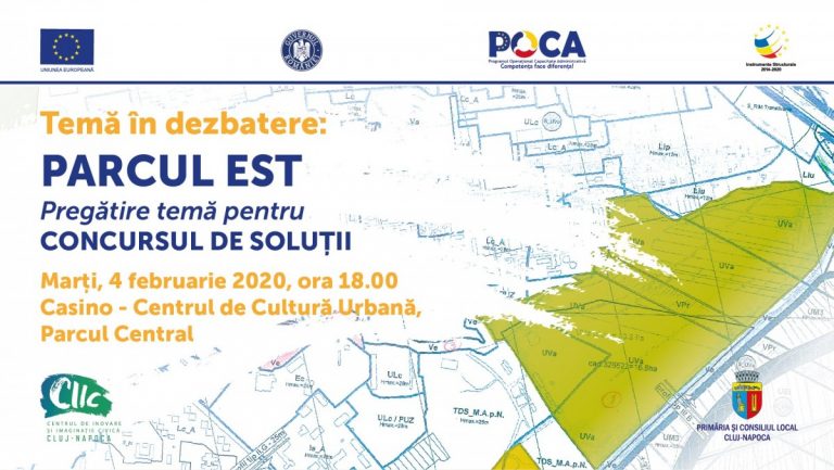 Dezbatere publică privind amenajarea Parcului Est din Cluj-Napoca