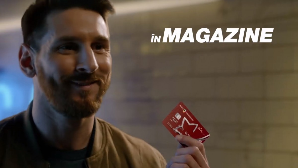Lionel Messi şi-a făcut card de cumpărături de la Banca Transilvania