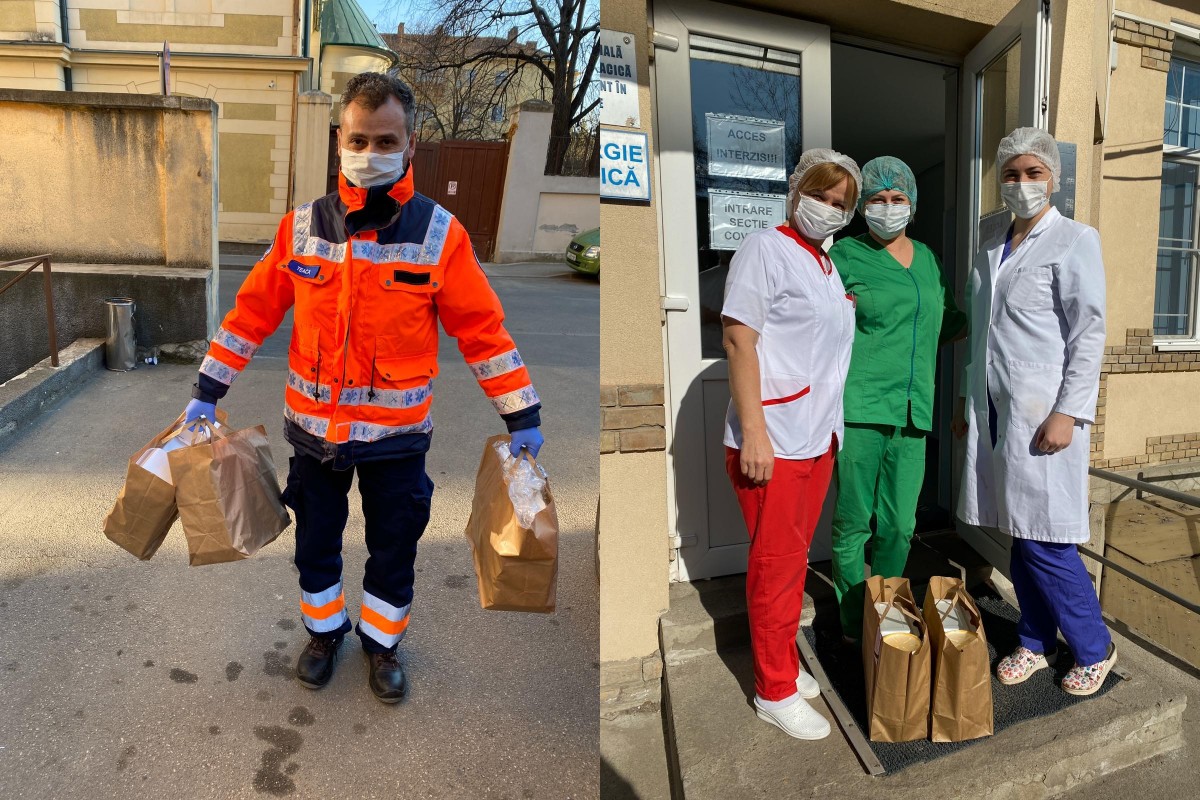 “Masă pentru medici” - un proiect inițiat de JCI Cluj și susținut de comunitate