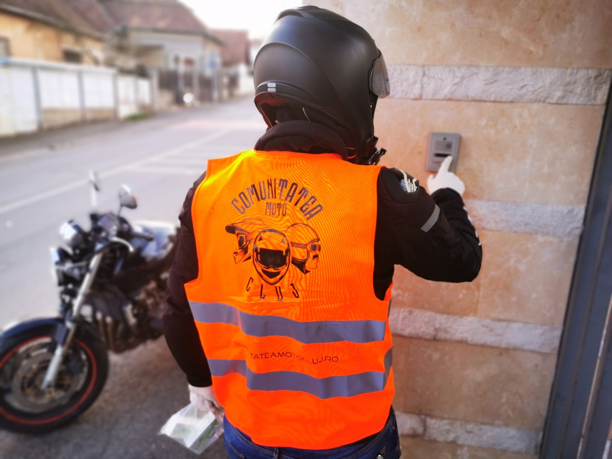 100 de motocicliști din Comunitatea Moto Cluj vor livra medicamente celor aflați la nevoie