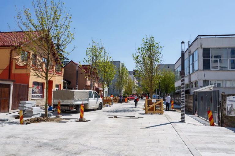Cluj-Napoca: Lucrările la prima stradă SMART din România se apropie de final