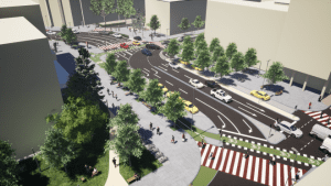 Cum va arăta după modernizare Piaţa Lucian Blaga din Cluj-Napoca