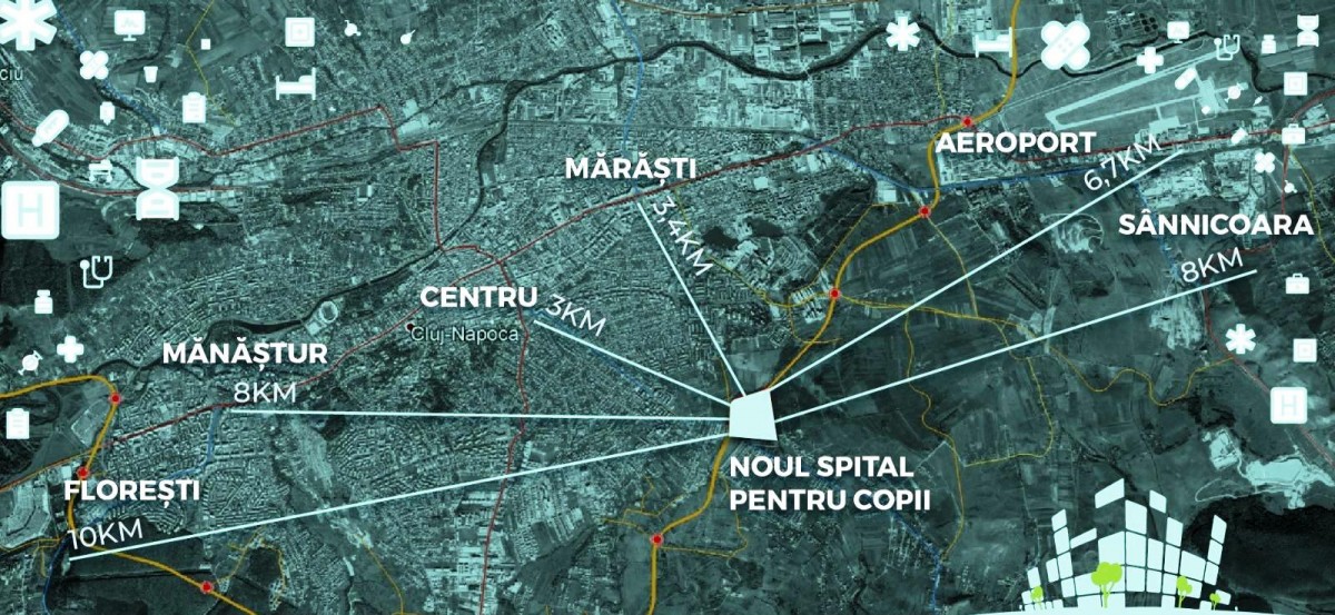 Consiliul Judeţean demarează procesul pentru proiectarea şi construirea Spitalului Pediatric Monobloc din Cluj