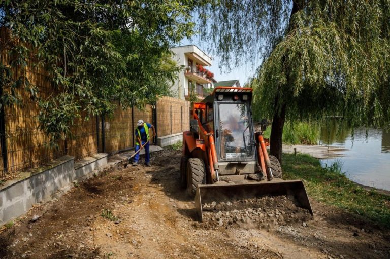 Lucrări de modernizare în jurul Lacului I Gheorgheni din Cluj-Napoca