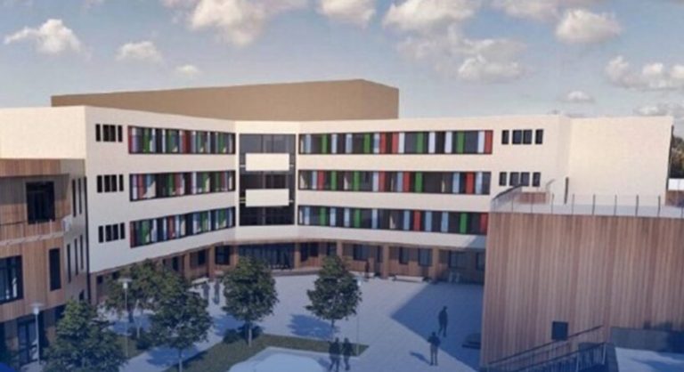 A început construcţia celei mai moderne școli pentru copiii cu nevoi speciale, la Cluj 11 constructie scoala speciala cluj