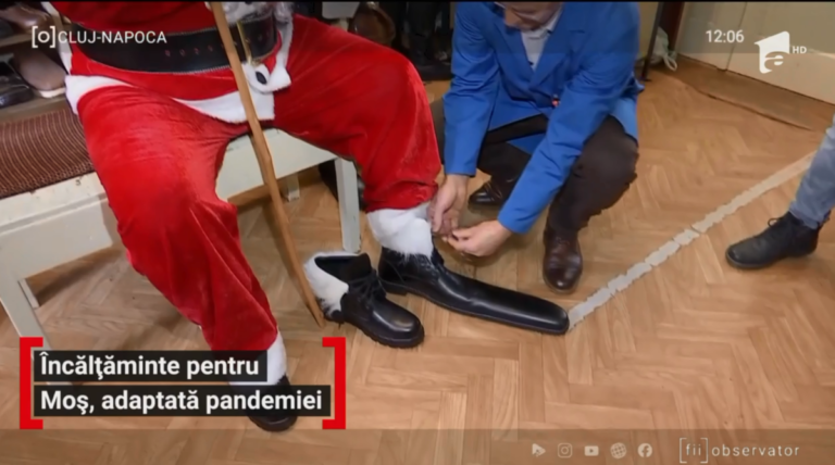 Ghete cu distanţare socială pentru Moş Crăciun