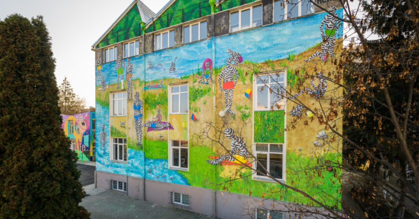 Prima pictură murală din Cluj care purifică aerul