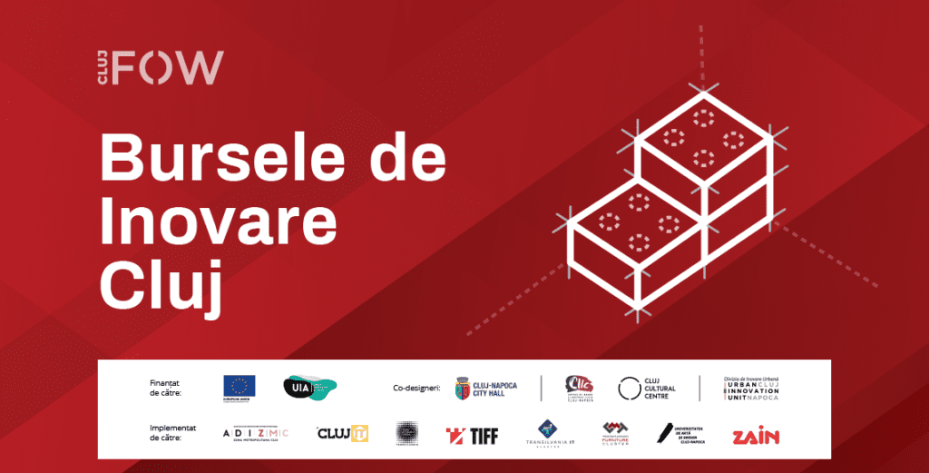 Burse de Inovare în valoare de până la 9000 de euro prin proiectul Cluj Future of Work