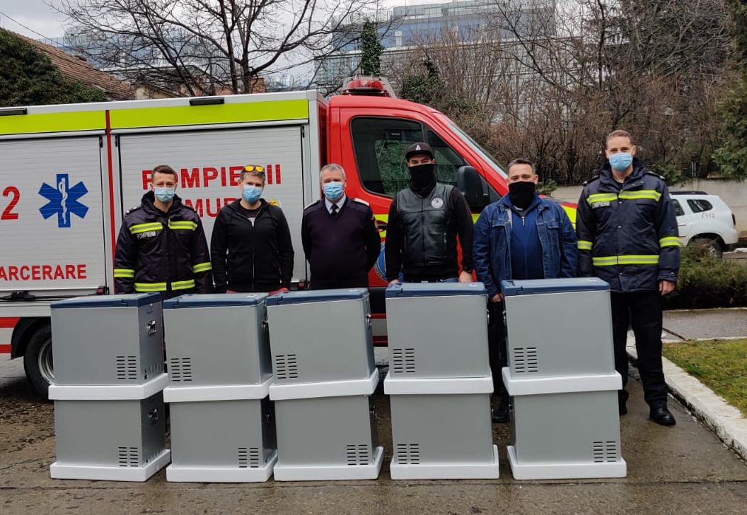 Beard Brothers a donat pentru ISU Cluj 10 frigidere mobile pentru transportul vaccinului anti-COVID