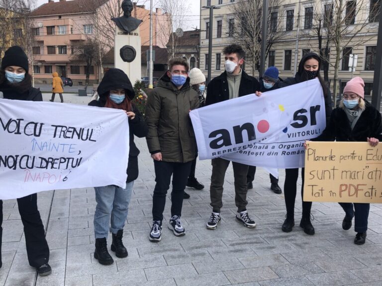 protest studenti cluj 2021