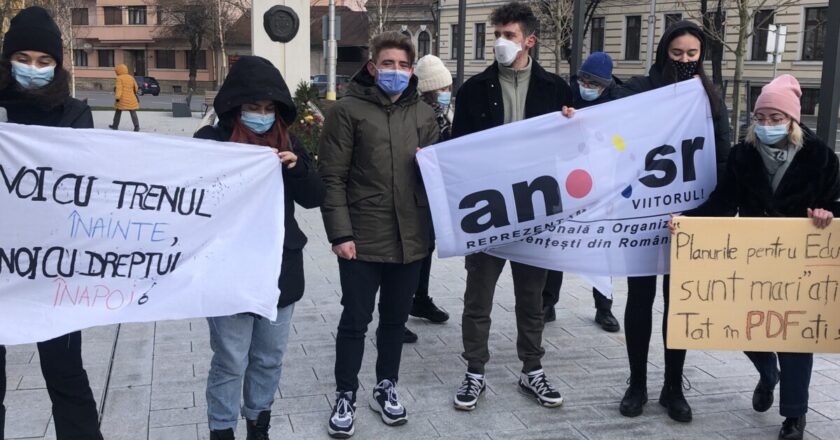 protest studenti cluj 2021