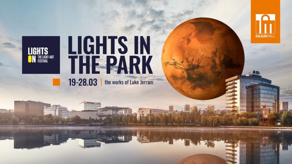 Lights in the Park aduce la Cluj o nouă instalație luminoasă: "Marte".