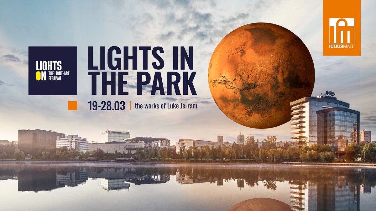 Lights in the Park aduce la Cluj o nouă instalație luminoasă: "Marte".