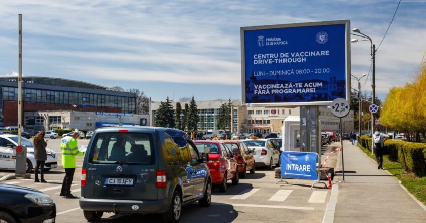 Cluj-Napoca a atins cea mai mare rată de vaccinare din România
