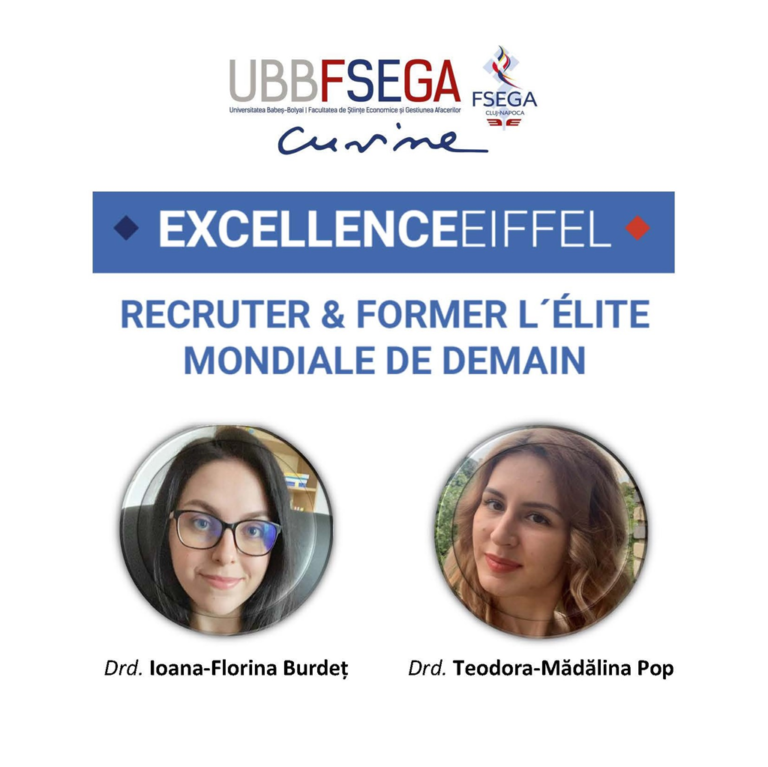 Doctoranzii UBB Cluj, printre câştigătorii burselor Eiffel oferite de Guvernul francez 8 Doctoranzii UBB Cluj printre câştigătorii burselor Eiffel oferite de Guvernul francez