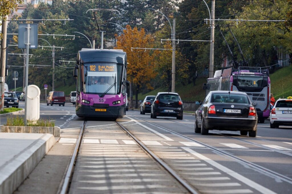 Mai multe tramvaie au intrat astăzi în circulație în Cluj-Napoca