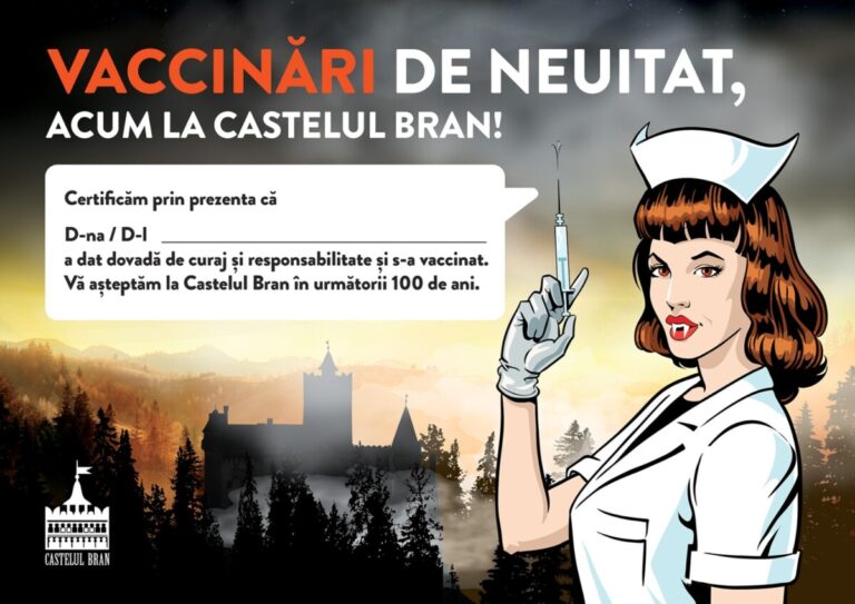 Maraton de vaccinare COVID-19 la Castelul lui Vlad Ţepeş