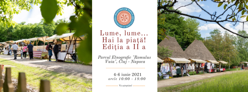 Meșteri și producători locali – din nou în Parcul Etnografic din Cluj