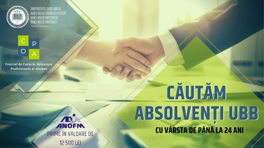 Absolvenţii UBB Cluj care îşi găsesc un loc de muncă vor primi bani de la stat