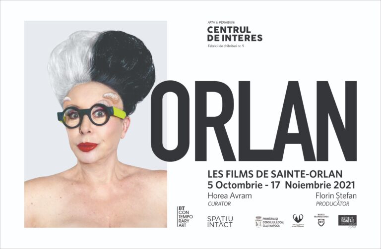 ORLAN, una dintre cele mai importante artiste din Franța, vine la Cluj-Napoca pentru a expune la Centrul de Interes 7 orlan centrul de interes
