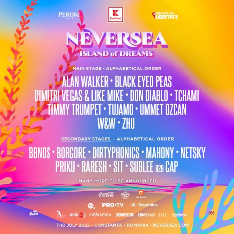 Primul val de artişti la NEVERSEA 2022 9 Primul val de artişti la NEVERSEA 2022
