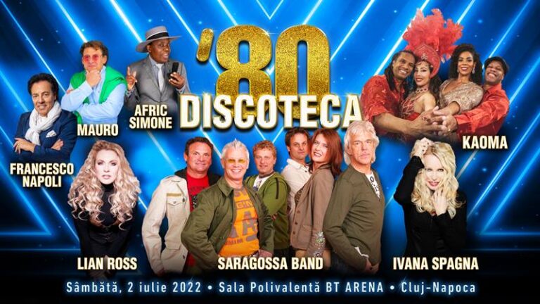 Artiştii care vor concerta la Cluj la Discoteca '80 7 Artiştii care vor concerta la Cluj la Discoteca '80