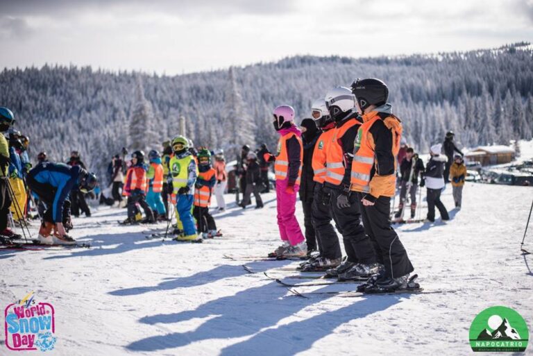 World Snow Day la Buscat: cursuri gratuite de schi
